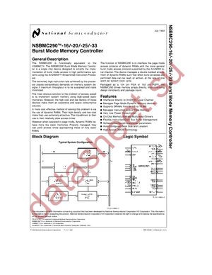 NSBMC290VF-33 datasheet  